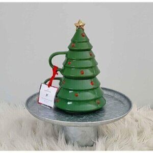Hallmark Holiday Christmas Tree Stacking Mugs Set NWT